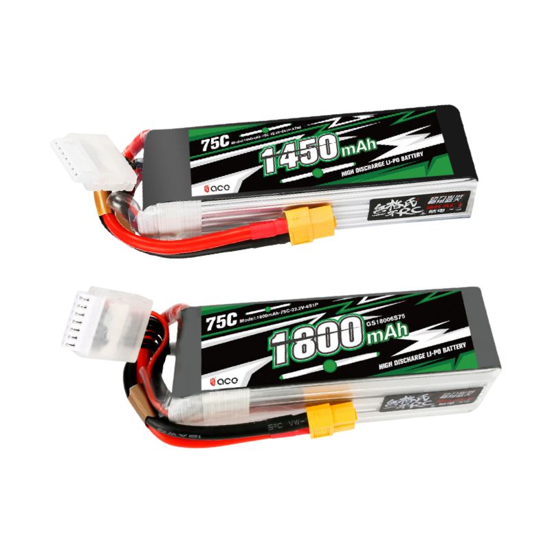 قطعتان من بطارية Gens ACE ليثي - مراجعة Drone Battery Lipo وسعره