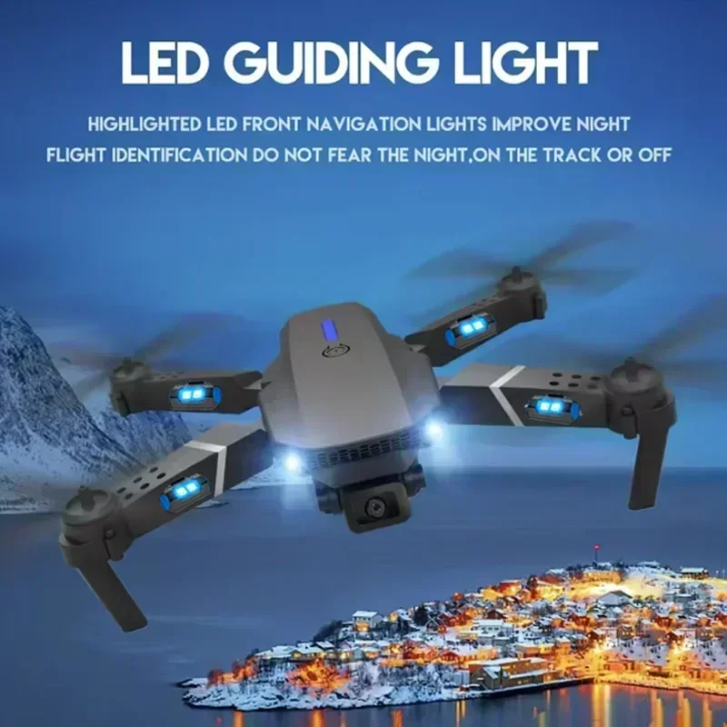 E88 Pro WIFI FPV الطائرة بدون  - مراجعة Drone Battery Case وسعره